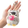 Adorable Penguins Keychain for Women Girls Handmade Soft Plush Animal Keyring For Bag Decoration And Keys