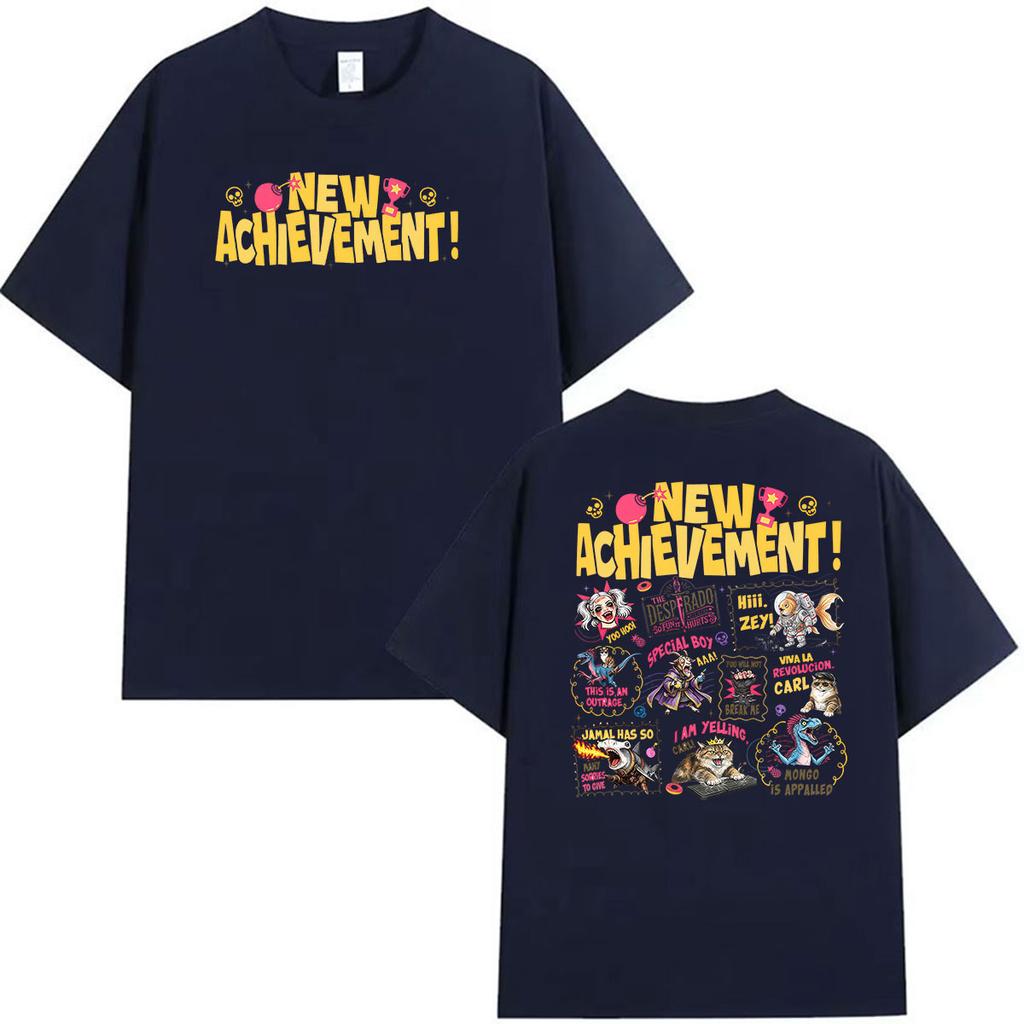 2027 Cooles Neues AchieveUnisext Dungeon Crawler Carl T-Shirt Prinzessin Donut Spiel Cosplay Kurzarm T-Shirt Unisex WoUnisex Hohe Qualität C