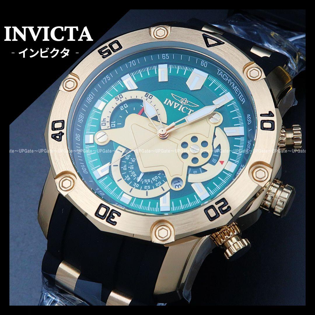 Used Signature modelGreen goldChronograph INVICTA Pro Diver 23425 Invicta Pro Diver