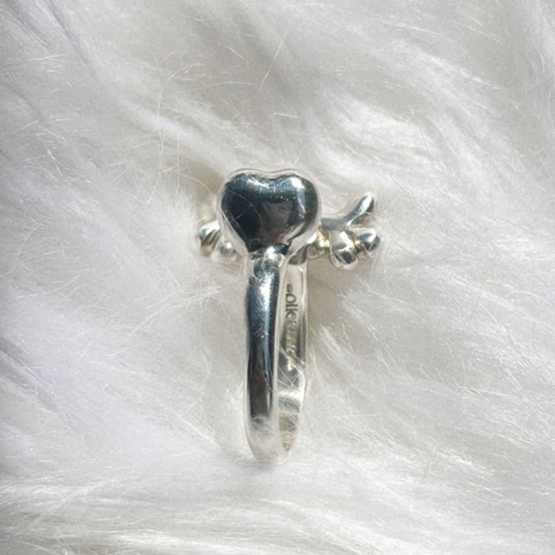 Plier Heart Wing Ring