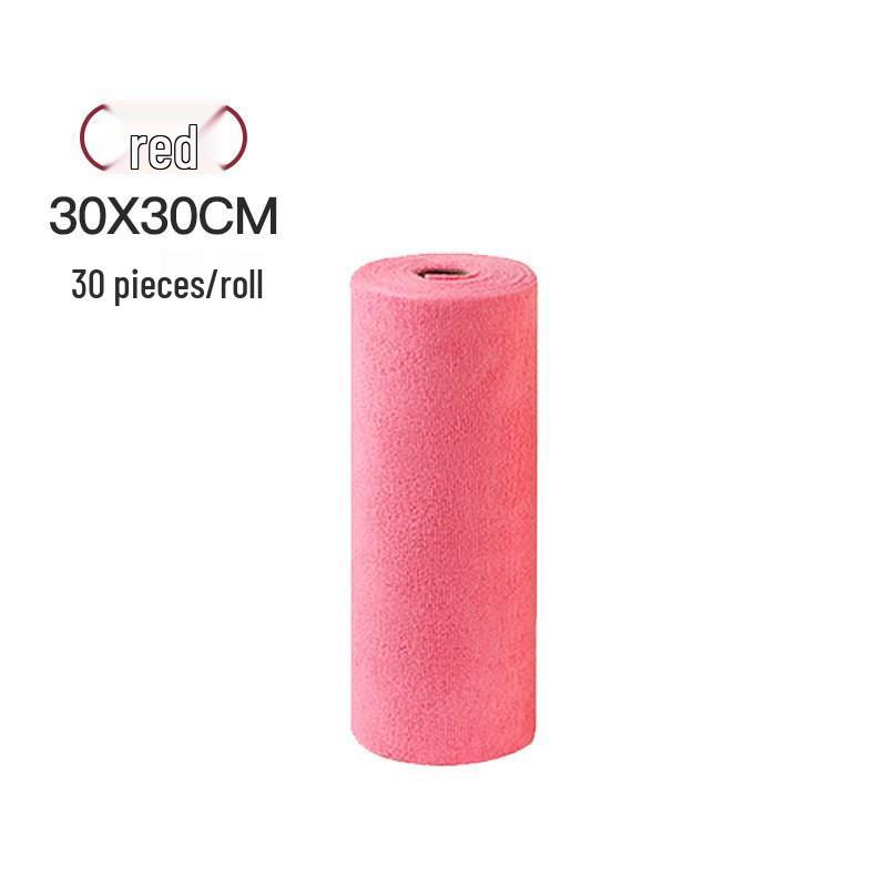 Disposable Dot-Break Microfiber Dishcloth: Dry/Wet Dual-Use Lazy Cleaning Towel