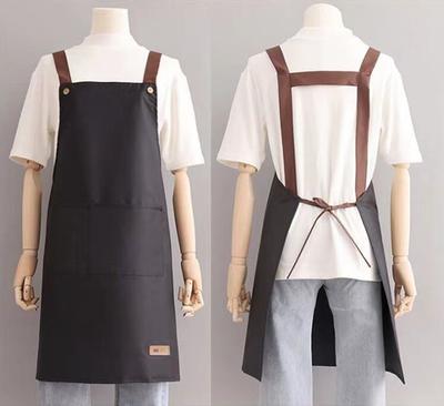 Wasserdichte Schürze Coffee Shop Barber Arbeits Lätzchen Küche Kochschürzen BBQ Öl Beweis Schürze