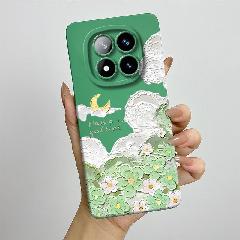 Für Redmi Note 14 Pro Plus 5G Hülle Note14 Pro+ 5G Weiche Silikon Handyhülle Süß Bemalte Modische Cartoon-Bedruckte Rückseite