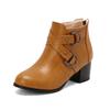 Women's High-heeled Short Boots Autumn and Winter New Thick-heeled Large-size Casual Short Boots