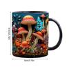 AEE4-3D Magic Mushrooms Mug Creative 3D Fun Space Design Mugs Offices Multi-Purpose Drink Cup For Home Office Dorm