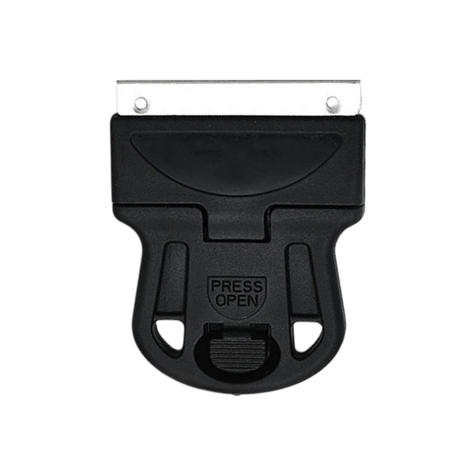 

Профессиональный инструмент для удаления лака с пластиковой ручкой и лезвием из нержавеющей стали для эффективного удаления клея со стекла чёрный