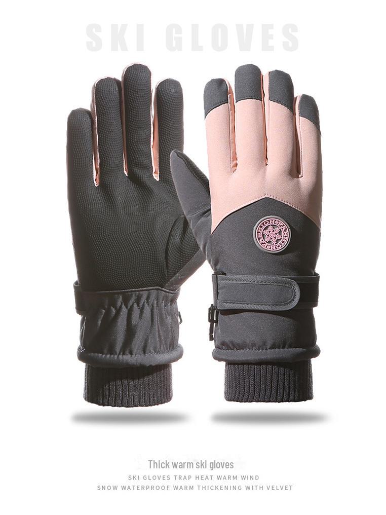 Windproof Waterproof Non-slip Touch Screen Cycling Gloves for Men and Women. Perfect for Skiing, Electric Car, Motorcycle In Autumn and Winter.