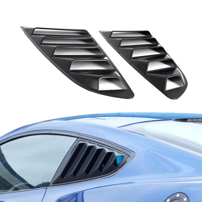 Hintere Seitenfenster-Jalousien Sonnenschutzabdeckung für Mustang 2015-2021