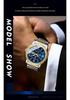 Men's Genuine Diamond-Inlaid Mechanical Watch – Trendy, Waterproof, Double Calendar, Luminous Quartz.