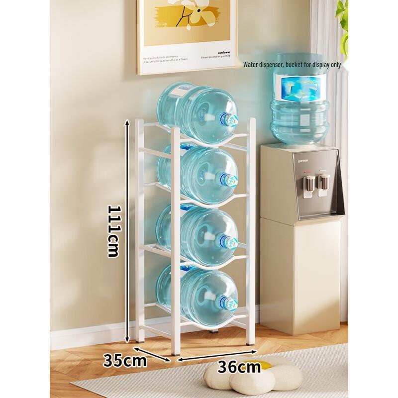 Yude 4-Tier Floor Water Bottle Storage Rack