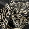 Norse Tapestry, Viking Tapestry Wall Hanging Raven Ancient Rune Dragon Totem Norse Mythology Tapestries, Black White Mystical Ge