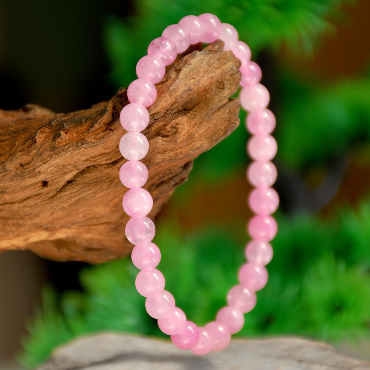 

Natural Stone Lavender Quartz Crystals Elastic Bracelet Bohemian Women s Spring & Summer Fashion Exquisite Handmade Zircon