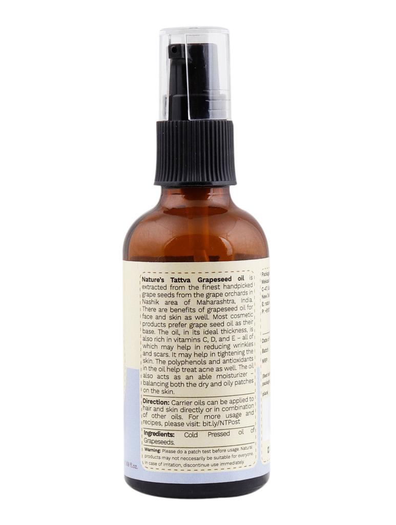 Olej z hroznových jader (50 ml), Čistý hroznový olej, přírodní tattva