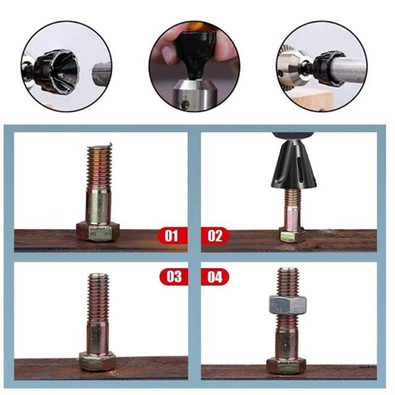 Deburring External Chamfer Tool Remove Burr Clean Bolt Tools Cutter Bolts Thread Fillet Trimming Knife Accessories 3-20mm 5-25mm
