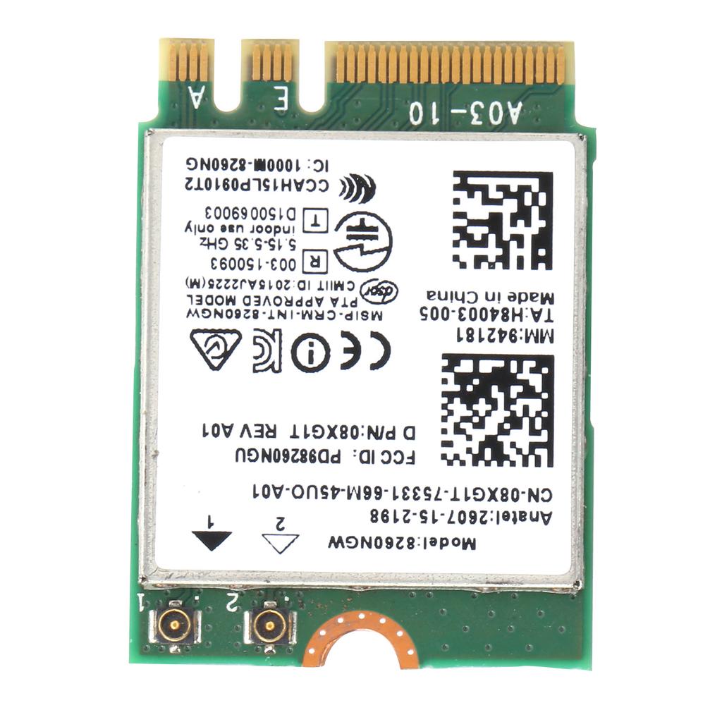 Wireless Network Card DualBand 2.4G5G Wifi Module Bluetooth 4.2 for Dell xps 12 13 15