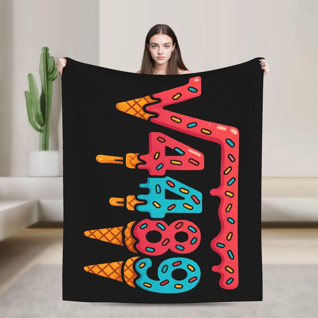 Warm Blanket Travel 67 Six Seven 6 7 Funny Italian Brainrot Gaming Meme Throw Blanket  Flannel Bedspread For Bedroom Bed Cover