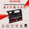2Din Android Car-Play Car Radio,Toyota Land Cruiser LC 70 Series 2007-2020,Multimedia Player Head Unit Stereo GPS Navigation BT WIFI,2+32GB