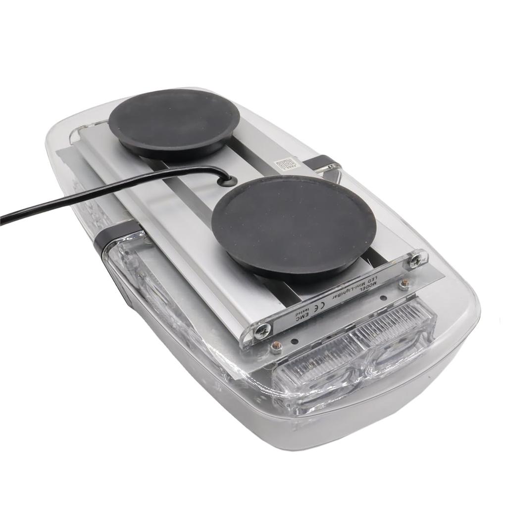 SZYUMO 36 LED Truck Police Warning Lights Lamp Blue Magnet Base 36W DC Car Roof Flashing Strobe Emergency Light Bar 12-24V