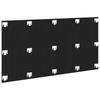 Bed Headboard In Black Oak Look 160 X 1.5 X 80.5 Cm