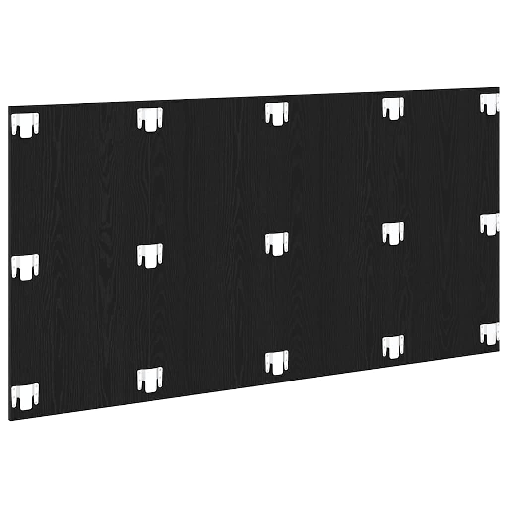 Bed Headboard In Black Oak Look 160 X 1.5 X 80.5 Cm