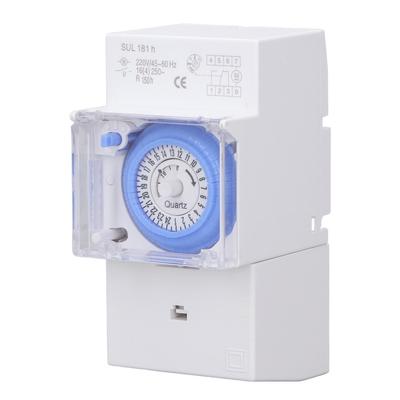 Mechanische 24-Stunden-Zeitschaltuhr Wasserdicht Programmierbar 24h Zeitschaltuhr für Außen AC230V