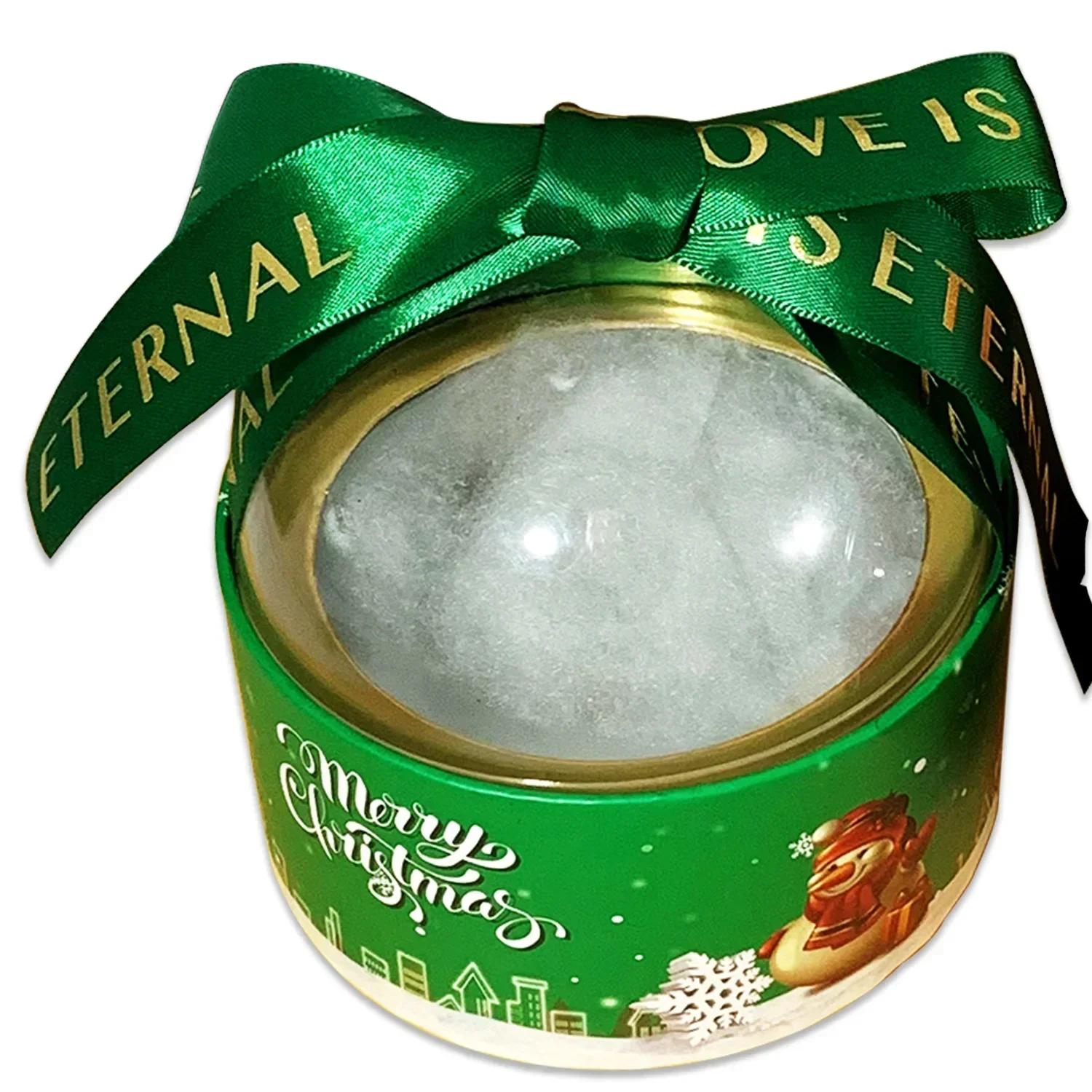 

Рождественская коробка конфет Прозрачный шар Обнимашка Рождественская коробка яблок Десерт Мусс Подарочная упаковка пакеты Подарки для вечеринок Пустая коробка 10.4x10.4x11.7cm зелёный