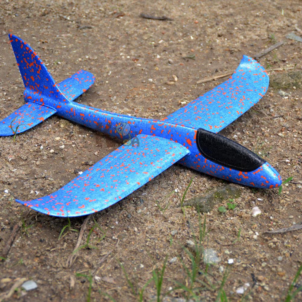 

Самолет-планер из пенопласта EPP, метаемый рукой, игрушка для детей для улицы, подарок, синий