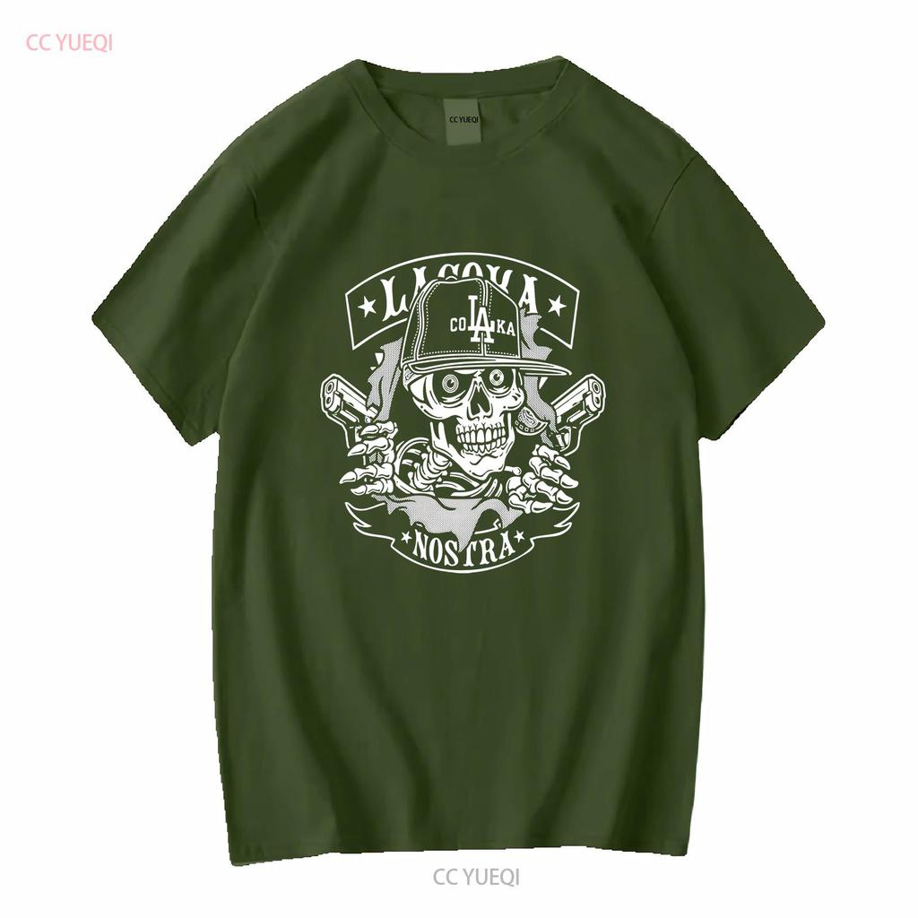 New La Coka Nostra Ripper For Fans S 5XL T Shirt DN75 Vintage Washed Casual Designer Clothes Soft Graphic Versatile Fashion