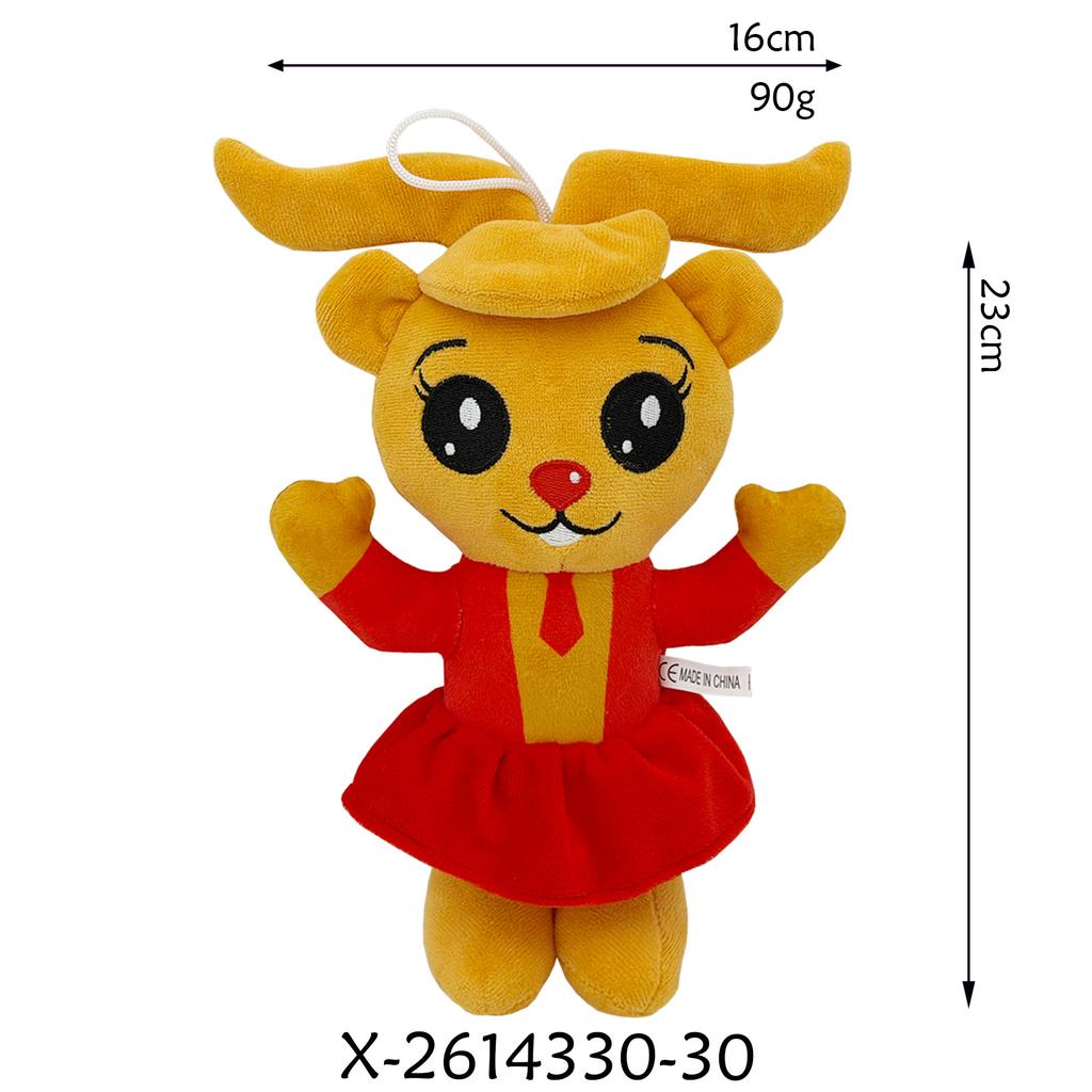 Classic Cartoon Anime Plim Plim Magician Joker Elephant Bear Pig Plush Toys Cute Growing Together Toys For Boy Girls