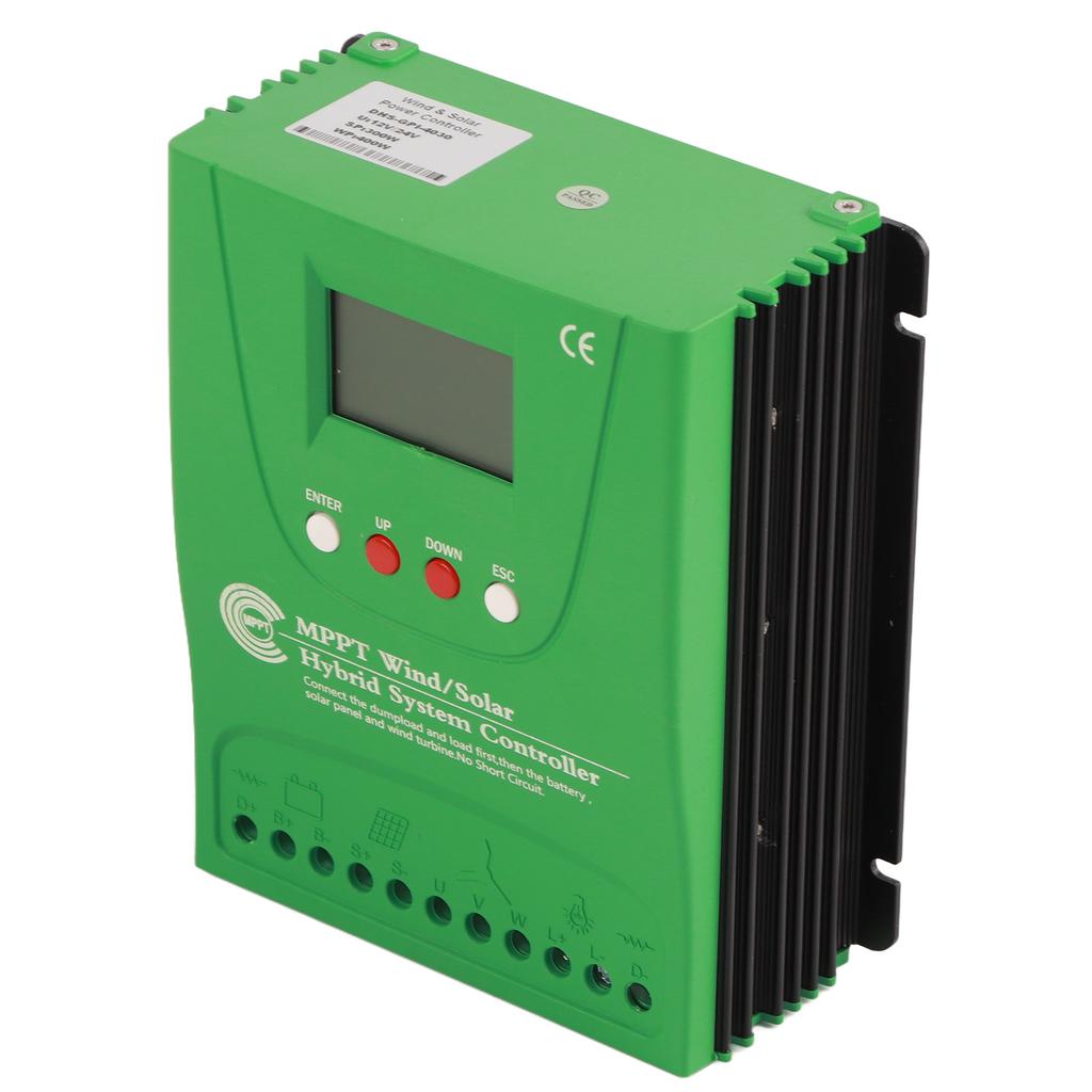 12V 24V Wind Solar Controller with LCD Display MPPT Boost Wind Solar Controller
