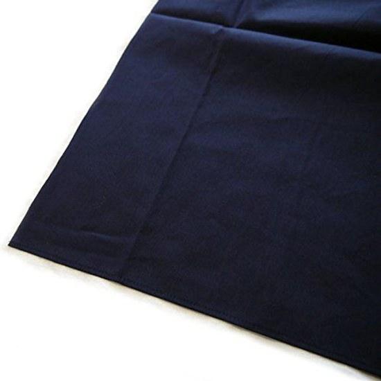 Cotton broadcloth plain large furoshiki navy made Japan (four widths approximately 126 cm)