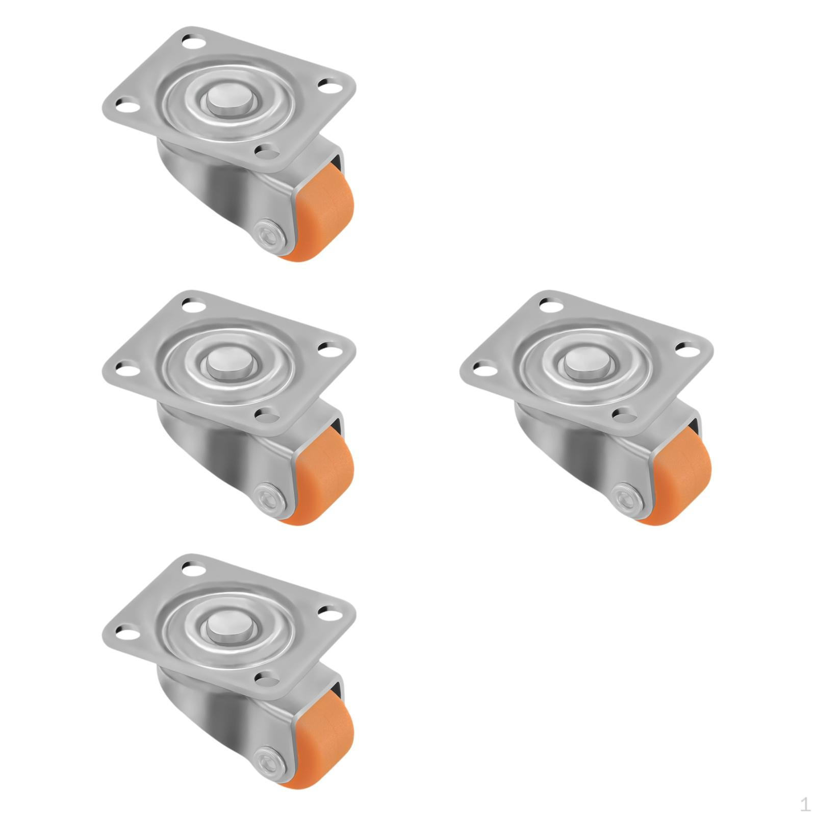 

4 мини-колесика для мебели линейные маленькие фиксированные ролики тележки для покупок верстак