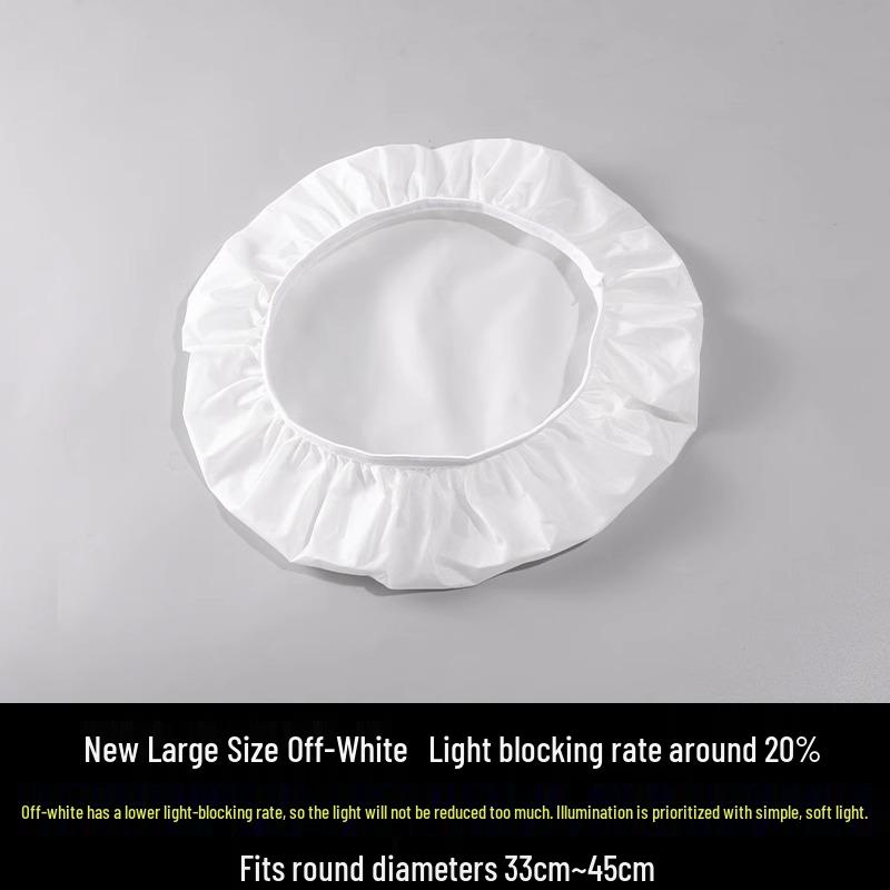 Anti-Glare Lampshade for Table and Ceiling Lamps - Parchment Film Shell Cover Lighting Accessory