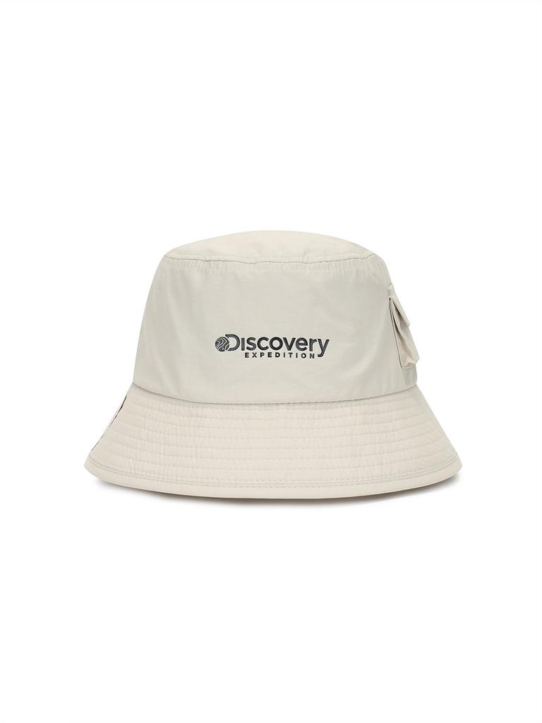 DISCOVERY EXPEDITION Outdoor Pocket Bucket Hat (Beige)