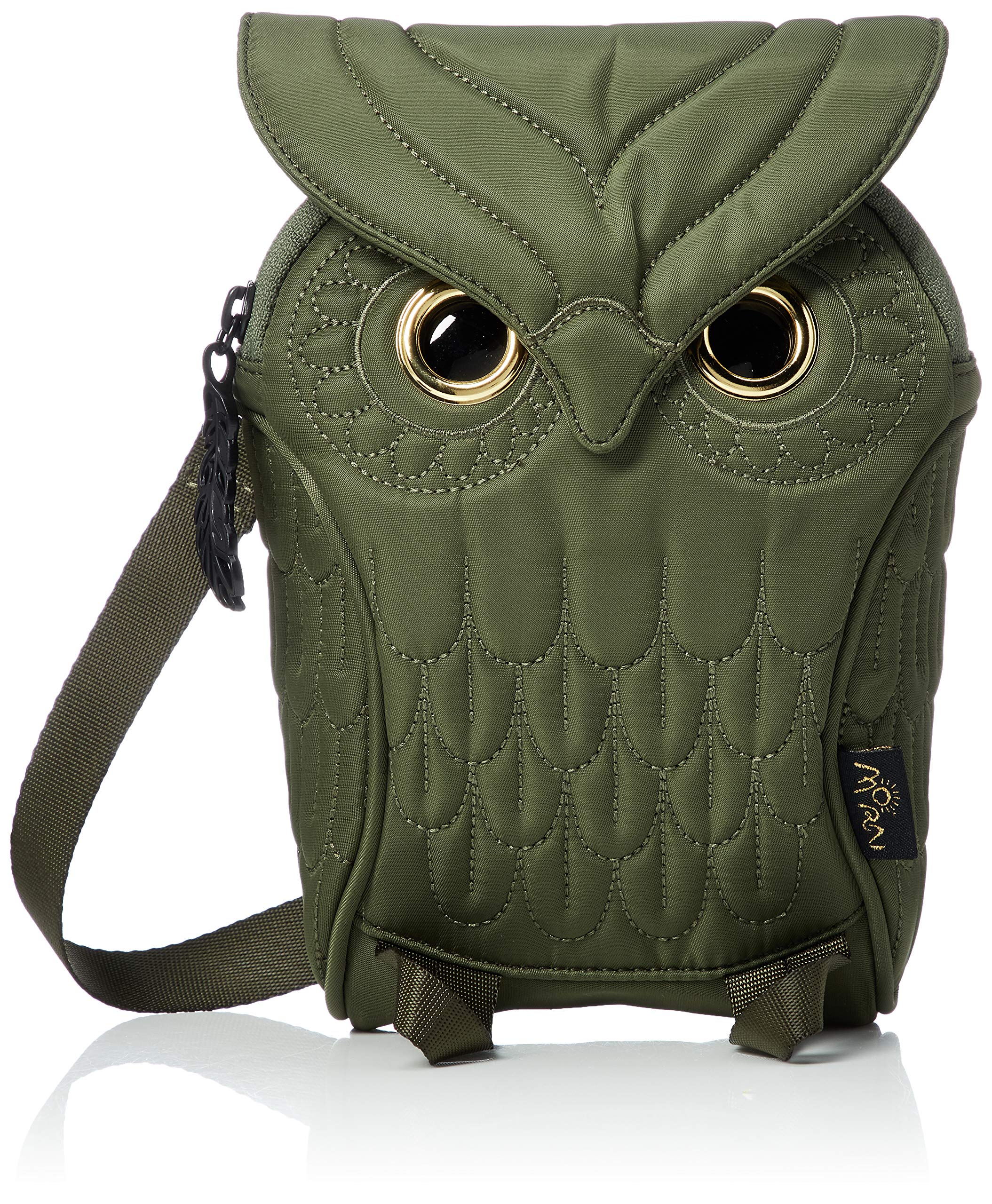 

MORN CREATIONS Owl Pouch, Large, Olive, OW-304 оливковий