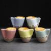 Creative ceramic coffee cup concentrated cup retro coarse pottery high value afternoon teacup ins wind latte cup medium and ancient cup