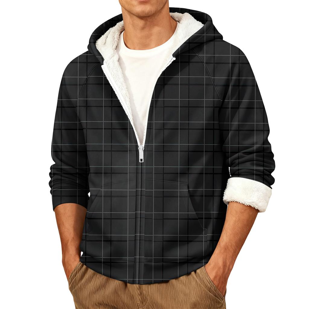 Men's Casual Warm Hooded Jacket