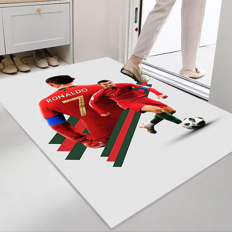 Cristianos dynamischer Zug Teppich Geeignet für alle Jahreszeiten Heimdekoration Schlafsaaldekor Kunst Mode