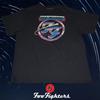 Unisex Foo Fighters Official FF Band Logo Space Crest Comet T-Shirt Black L Unisex T-Shirt