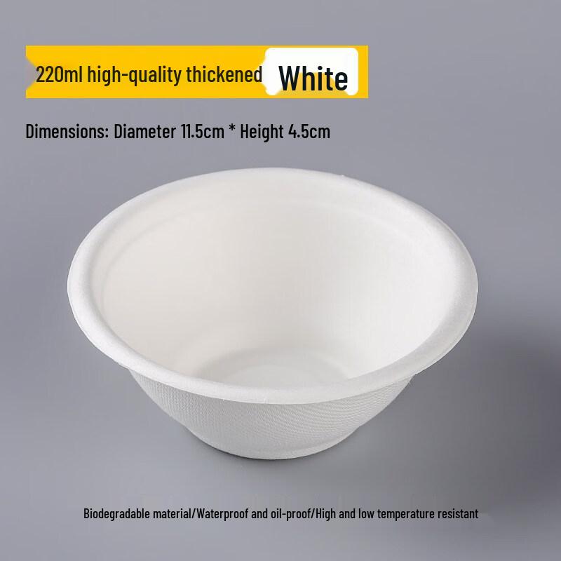 ZISIZ Food Grade Disposable Paper Bowl