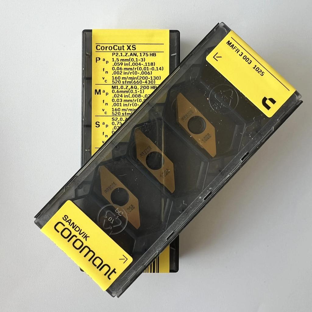 SANDVIK / MAFR3003 1025 / Industrial indexable Carbide Inserts 10 Pcs