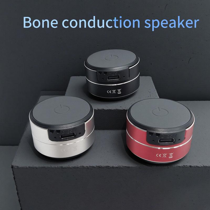 Bone Conduction Wireless Speaker 5W Powerful Sound Quality Portable for Kitchen/Bedroom/Outdoor Use. Audio Bone Conduction Wir