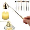 Stainless Steel Candle Flame Snuffer Bell Shape Cover Candle Stopper Wick Snuffer  for Home Safety