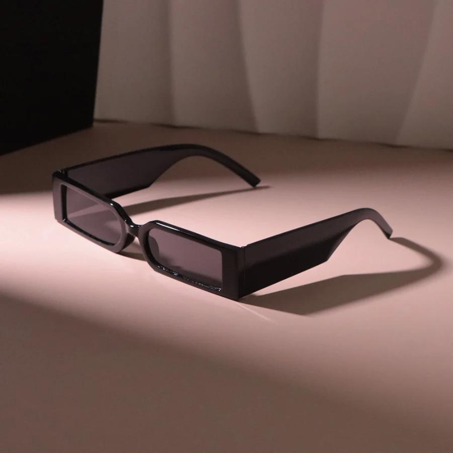 Occhiali da Sole Quadrati Vintage Donna Uomo Marca Designer Occhiali da Sole Femminile Maschile Retrò Moda Plastica Punk Specchio