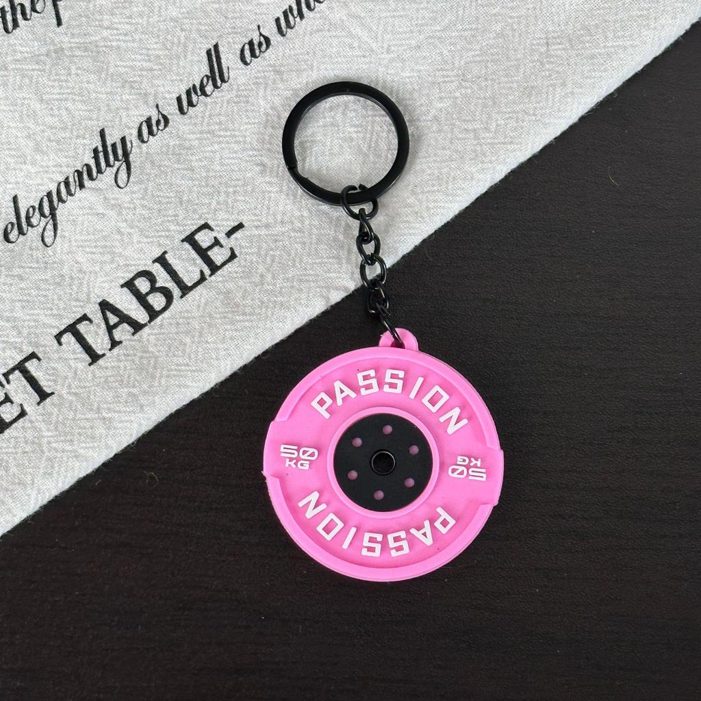 Miu Series Mini Barbell & Dumbbell Plate Keychain Bag Charm