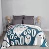 Spooky Ghosties Blanket Fashion Custom 597 Ghosts Spooky Howling Cute Kawaii Adorable Fun Maike Vierkant