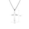 Hollow Starry Sky Cross Pendant Titanium Steel Minimalist Fashion Unisex Necklace Jewelry Accessory