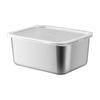 ZISIZ 304 Stainless Steel Rectangular Food Container Set