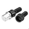 4pcs M14x1.25 M12x1.5 Wheel Locking Bolts Black Steel Lug Bolt Nut Key 36136776076 For BMW MINI R50 2/4/5/6/7 Series X3