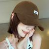 Vintage Brown Baseball Cap For Women Stylish And Versatile Sun Protection Hat